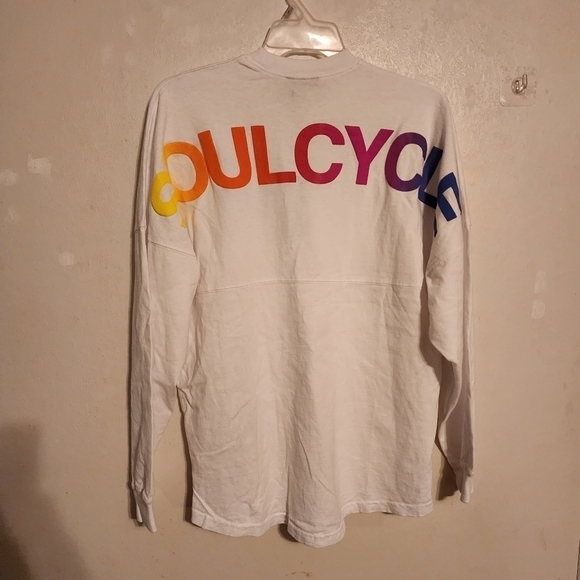 Spirit Jersey Soulcycle Long Sleeve Oversized Crewneck Shirt Unisex Size XS NWT - Picture 3 of 11